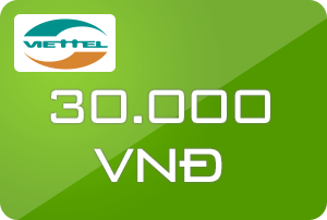 Thẻ Viettel 30K Thẻ Viettel 30K