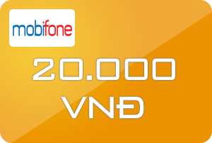 Nạp tiền Mobifone 20,000 VNĐ (20K) Nạp tiền Mobifone 20,000 VNĐ (20K)
