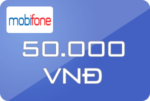 Nạp tiền Mobifone 50,000 VNĐ (50K) Nạp tiền Mobifone 50,000 VNĐ (50K)