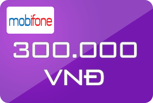 Nạp tiền Mobifone 300,000 VNĐ (300K) Nạp tiền Mobifone 300,000 VNĐ (300K)