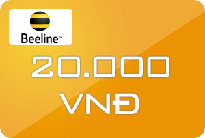 Nạp tiền Beeline 20,000 VNĐ (20K) Nạp tiền Beeline 20,000 VNĐ (20K)
