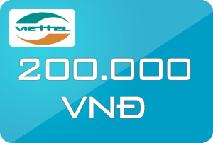 Thẻ Viettel 200K Thẻ Viettel 200K