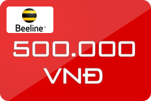 Nạp tiền Beeline 500,000 VNĐ (500K) Nạp tiền Beeline 500,000 VNĐ (500K)
