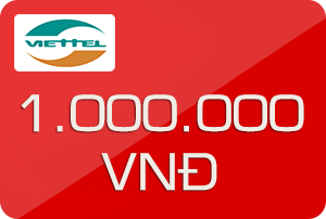 Thẻ Viettel 1 triệu Thẻ Viettel 1 triệu