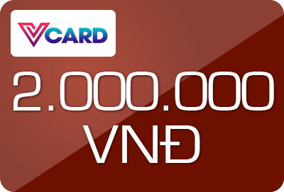Thẻ Vcard 2 triệu Thẻ Vcard 2 triệu