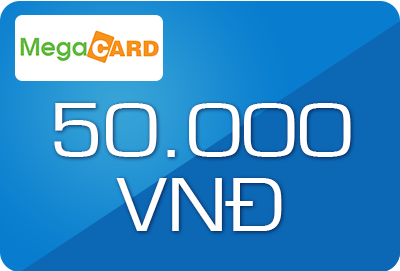 Thẻ Megacard 50K Thẻ Megacard 50K