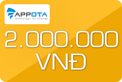 Thẻ Appota 2 triệu (2M) Thẻ Appota 2 triệu (2M)