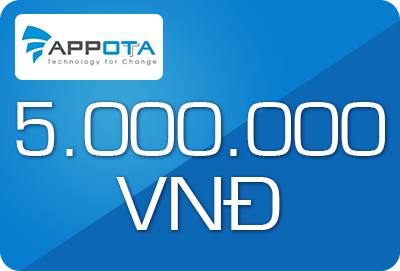 Thẻ Appota 5 triệu (5M) Thẻ Appota 5 triệu (5M)