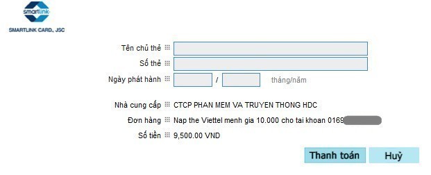 cong thanh toan smartlink