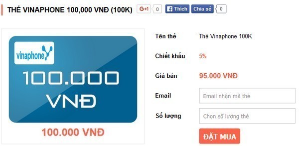 card vinaphone 100k