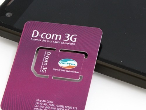 Hướng dẫn cách kích hoạt sim Dcom 3G Viettel