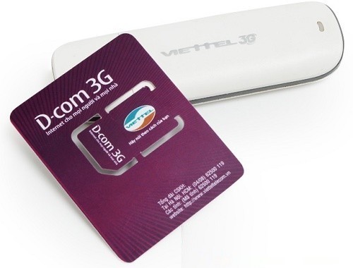 Sim Dcom 3G Viettel khuyến mãi khủng 5GB chỉ 45K 1 tháng