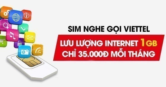 Sim đăng ký 3G Viettel trả trước, nạp 35K nhận ngay 1GB data
