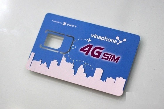 Thẻ sim mạng 4G LTE ở Việt Nam của nhà mạng Vinaphone