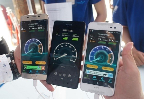 Tốc độc mạng 4G của Mobifone thử nghiệm cao gấp nhiều lần tốc độ 3G