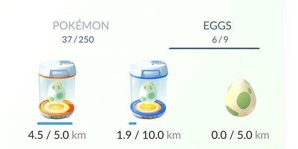 Âp trứng Pokemon trong Pokemon Go