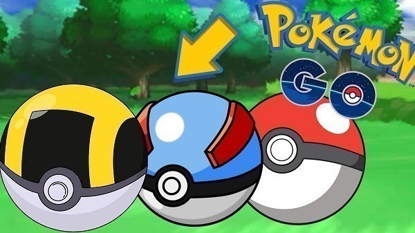 Những quả Pokeball trong game Pokemon Go