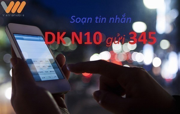 Cách đăng ký gói cước ban đêm N10 của Vietnamobile