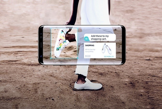 Bixby Vision nhận dạng hình ảnh và cho thông tin liên quan