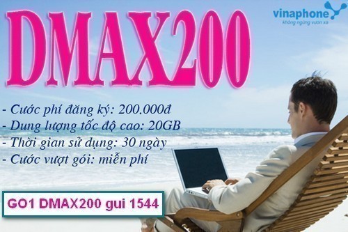 Đăng ký ngay gói DMAX200 để tận hưởng tốc độ truy cập web siêu mượt