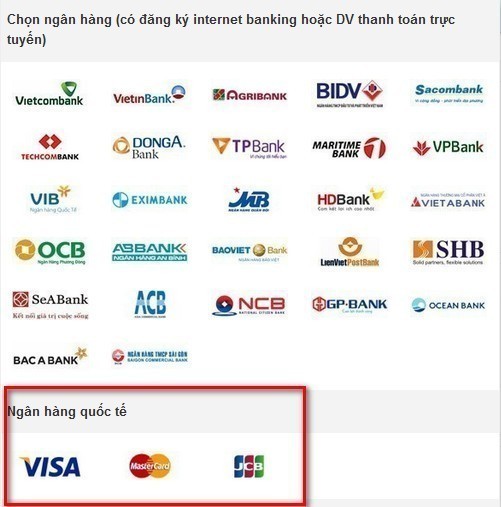 Mua thẻ VTC bằng thẻ Agribank quốc tế cực tiện lợi