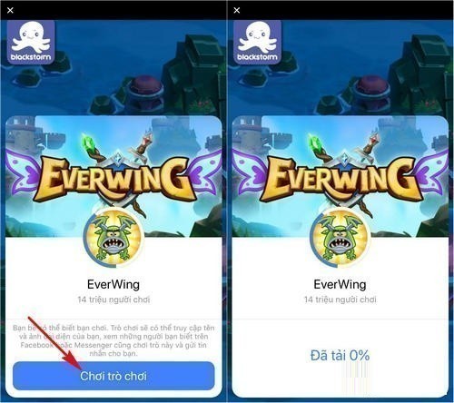   Cách chơi game EverWing trên FB Messenger rất đơn giản