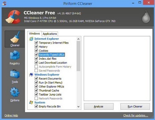 Hướng dẫn tắt chương trình khởi động cùng hệ thống trên Win 10 qua Ccleaner