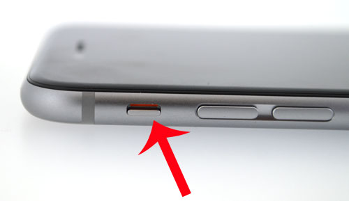 Cách tắt tiếng chụp ảnh iPhone bằng nút gạt rung