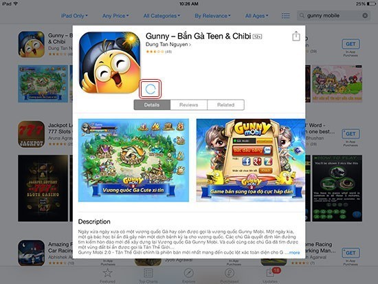 Cách tải game Gunny Mobi online cho iOS