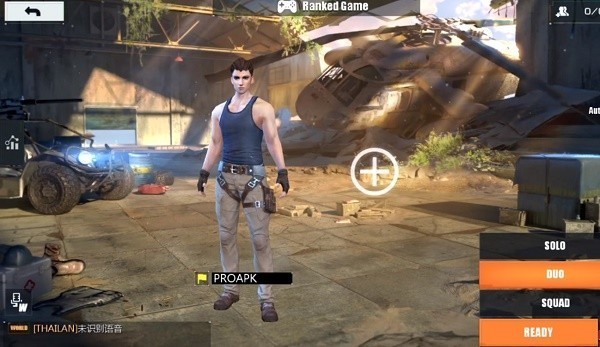 Chọn chế độ chơi game Rules of Survival SOLO, DUO, hoặc SQUAD