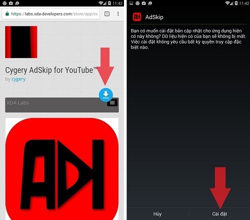 Cách chặn quảng cáo Youtube Android với Cygery AdSkip