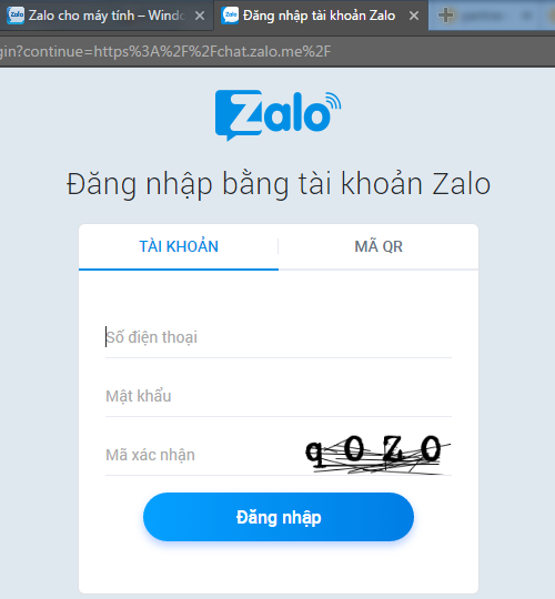 Sửa lỗi không vào được Zalo trên máy tính