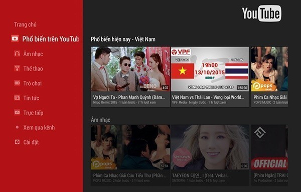 Cách tải ứng dụng xem Youtube cho Android TV Box