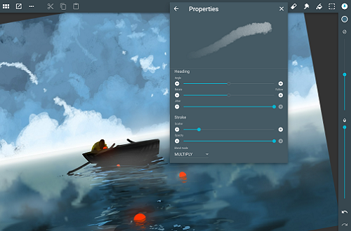 Giao diện phần mềm vẽ tranh trên điện thoại Android – ArtFlow