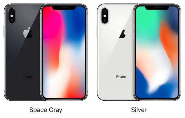  Apple ra mắt iPhone X với 2 màu Xám và Bạc