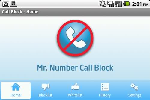 Phần mềm chặn cuộc gọi trên Android Mr.Number
