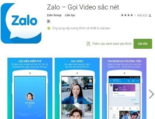 Hướng dẫn cách tải Zalo cho điện thoại Android