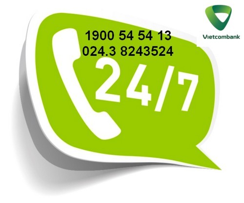 Hotline Vietcombank phục vụ 24/7 rất tiện lợi