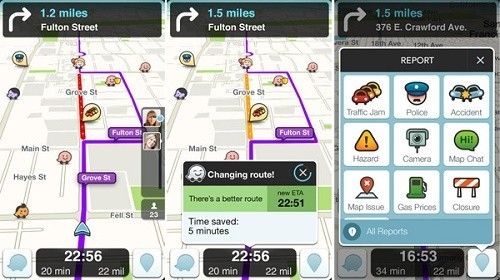 Bản đồ chỉ đường bằng giọng nói cho iPhone Waze Social GPS Maps and Traffic
