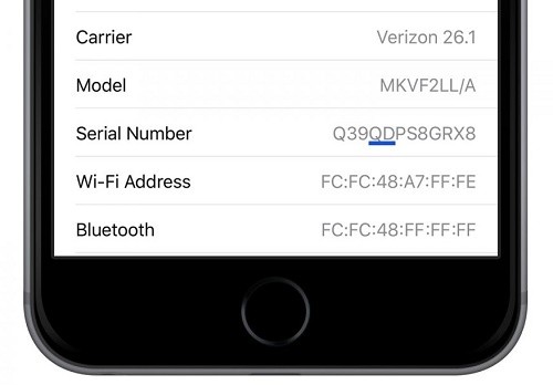 Hướng dẫn cách check, kiểm tra số serial của điện thoại iPhone