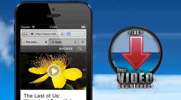 Phần mềm tải video cho iPhone Free Video Downloader Plus