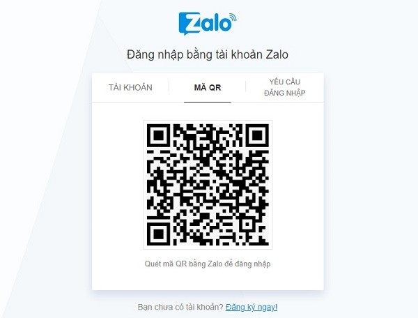 Hướng dẫn cách đăng nhập Zalo trên web