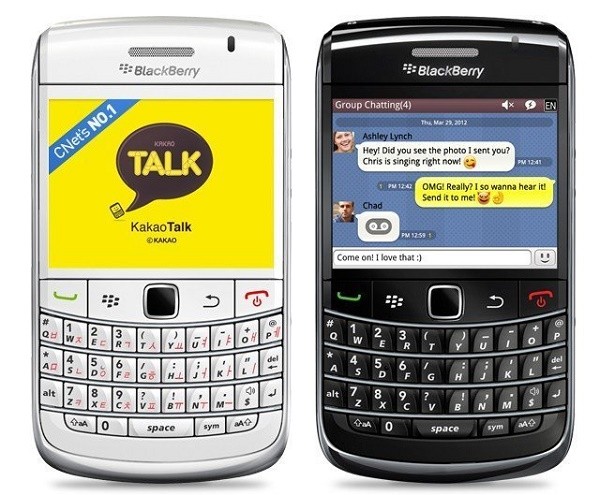 KakaoTalk app free download trên điện thoại Blackberry