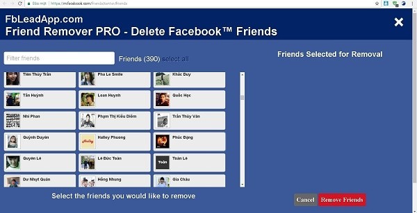Cách lọc bạn bè trên Facebook nhanh với ứng dụng lọc bạn bè FB