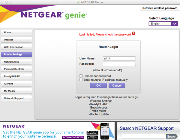 Cách đổi mật khẩu wifi trên điện thoại bằng Netgear Genie