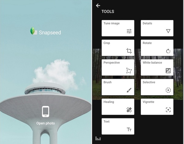 Snapspeed - phần mềm chỉnh sửa ảnh đẹp nhất cho Android