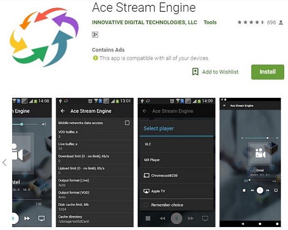 Hướng dẫn cách tải Acestream cho Android