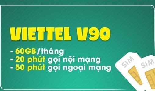 Đăng ký gói cước 4G Viettel V90 nhận ngay nhiều ưu đãi khủng